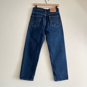 Levi's 550s medium washed mom jeans, size 30x30